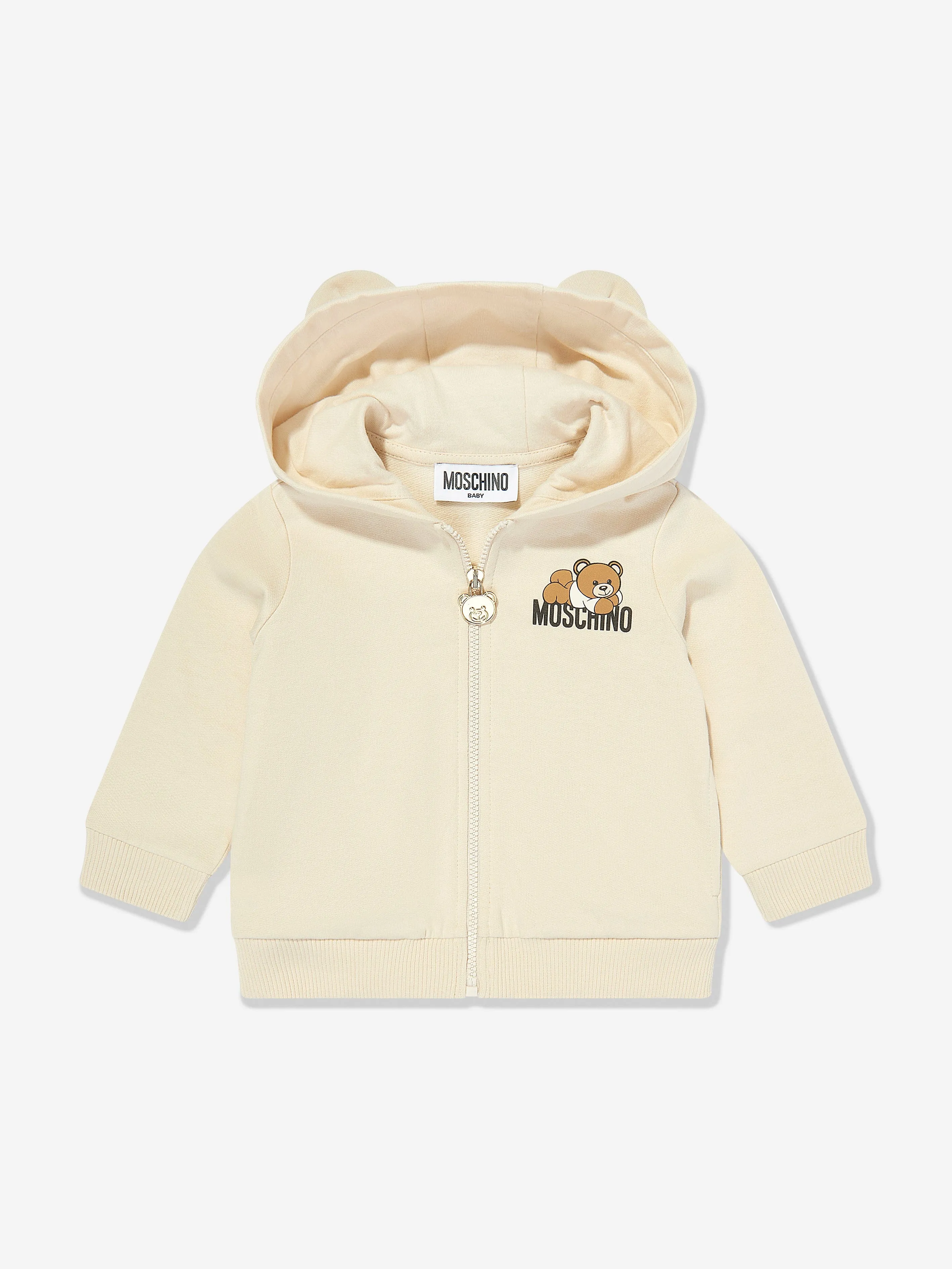 Moschino Baby Bear Tracksuit With Gift Box in Beige