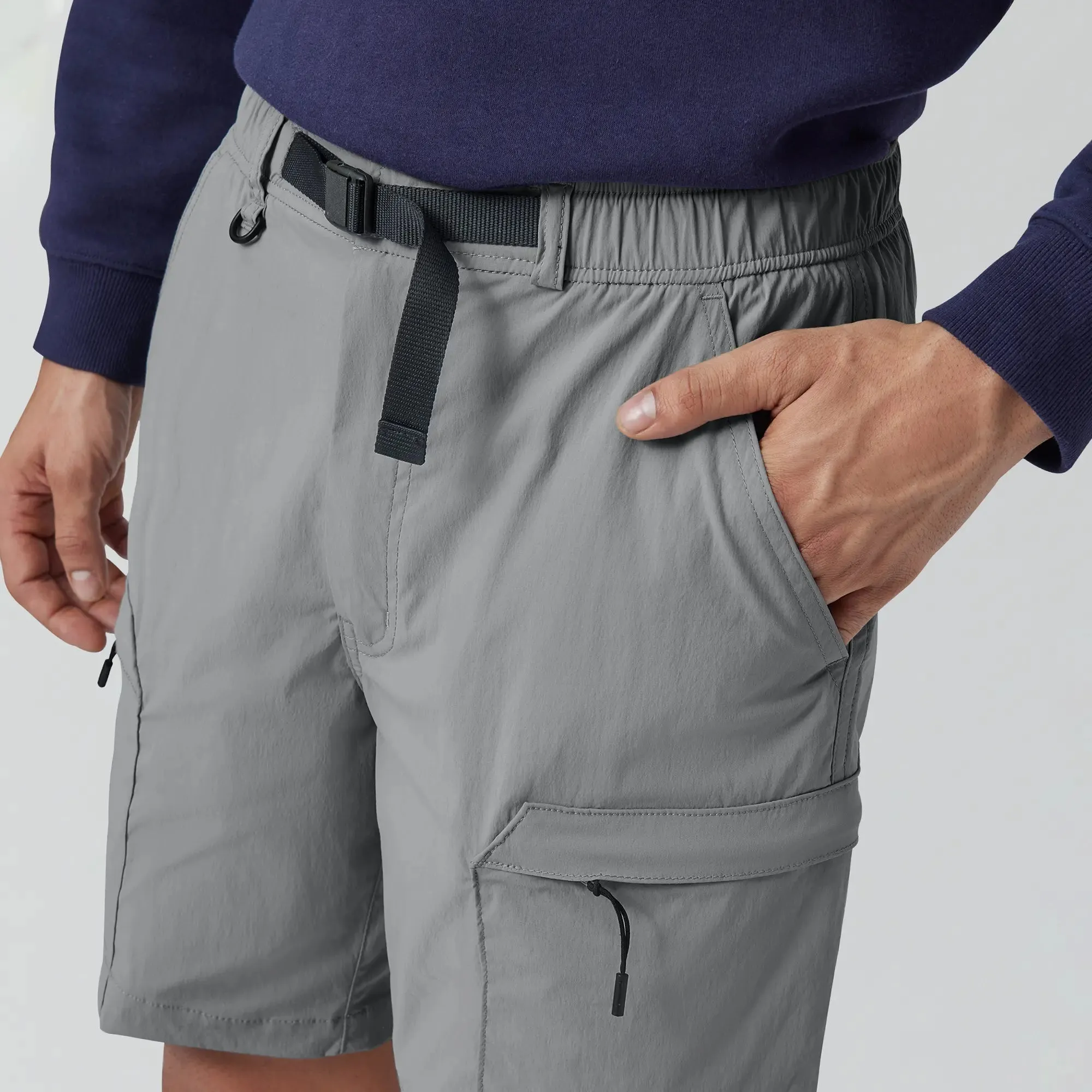 Moveo Cargo Shorts Ash Grey