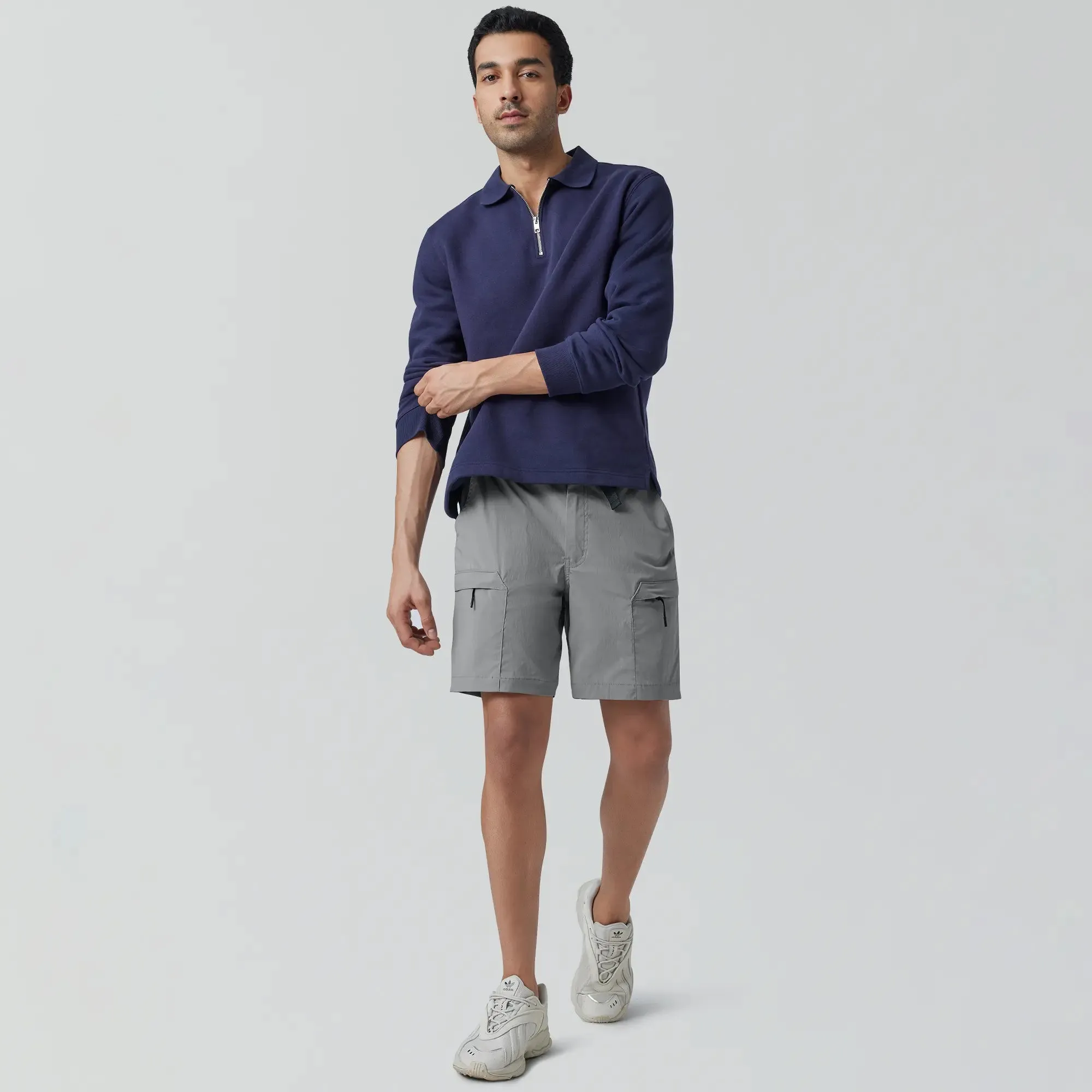 Moveo Cargo Shorts Ash Grey