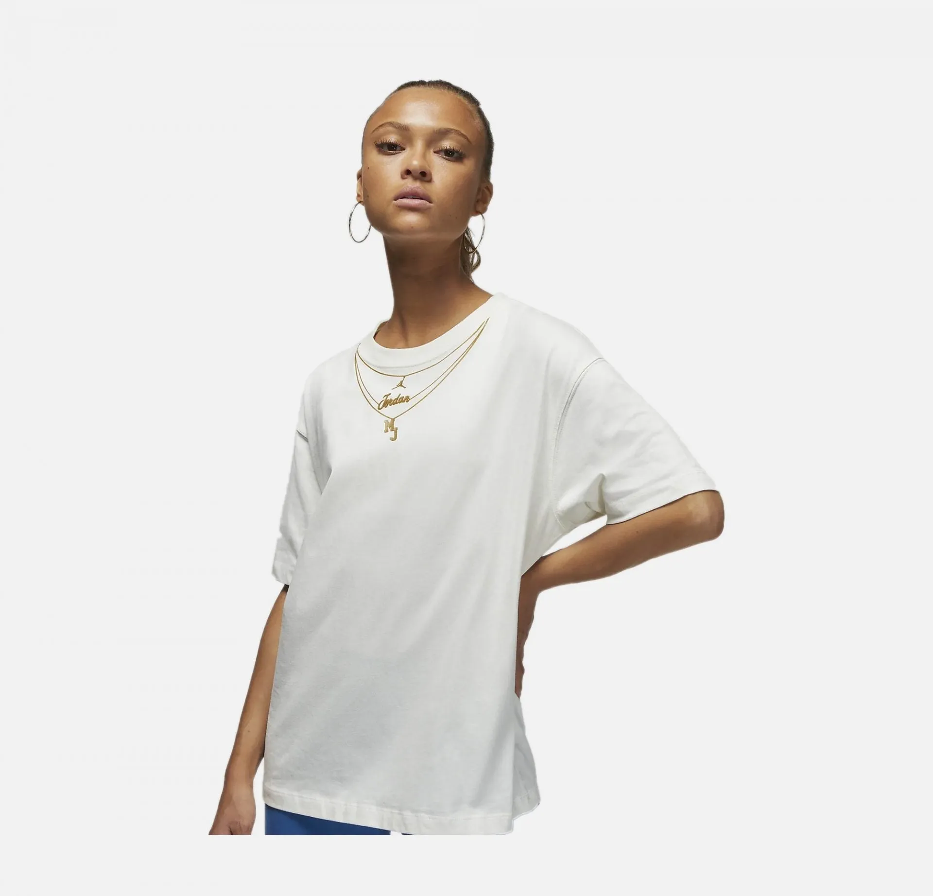 Nike | WMN'S JORDAN (HER)ITAGE GOLD CHAIN T-SHIRT