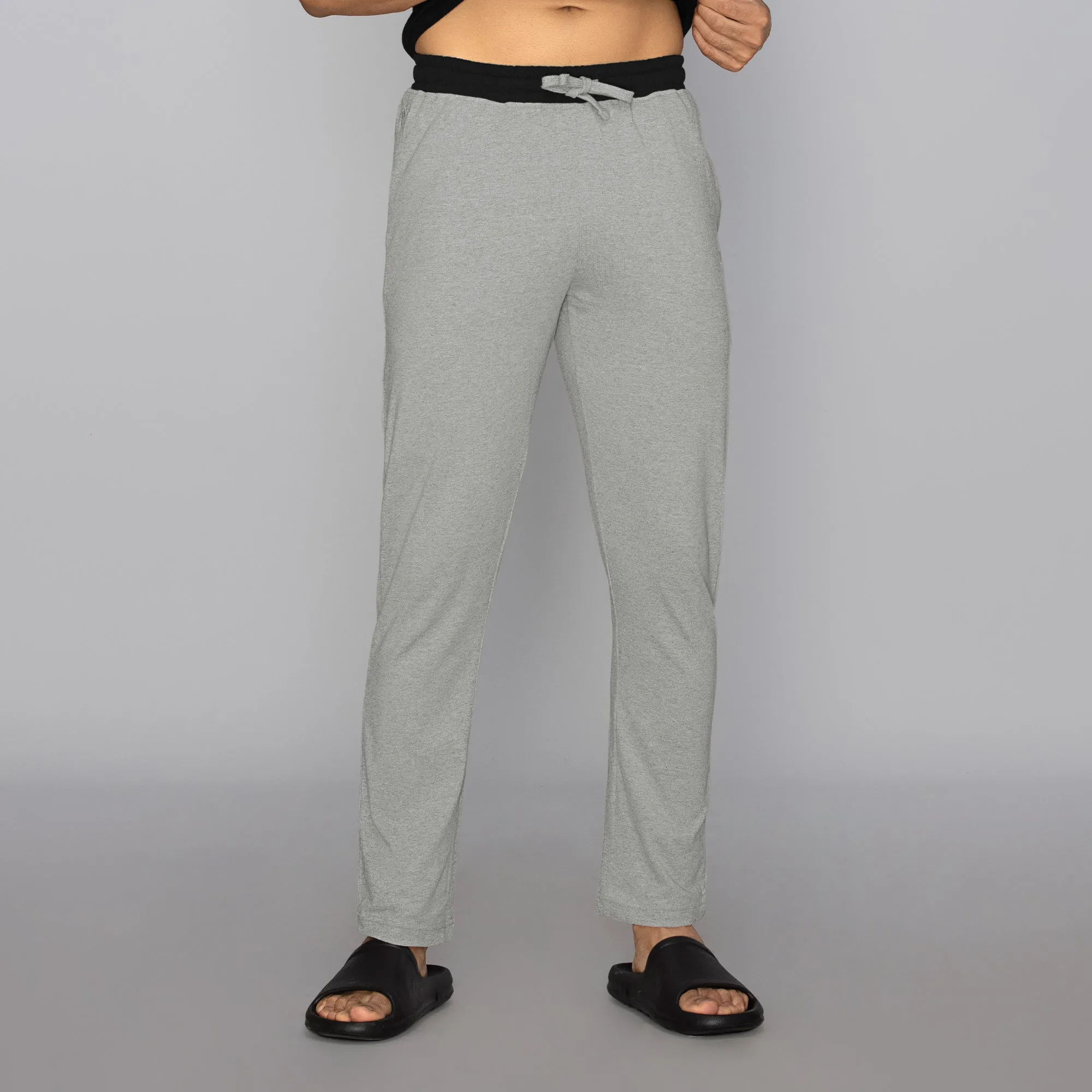 Nova Cotton Rich Track Pants Frost Grey