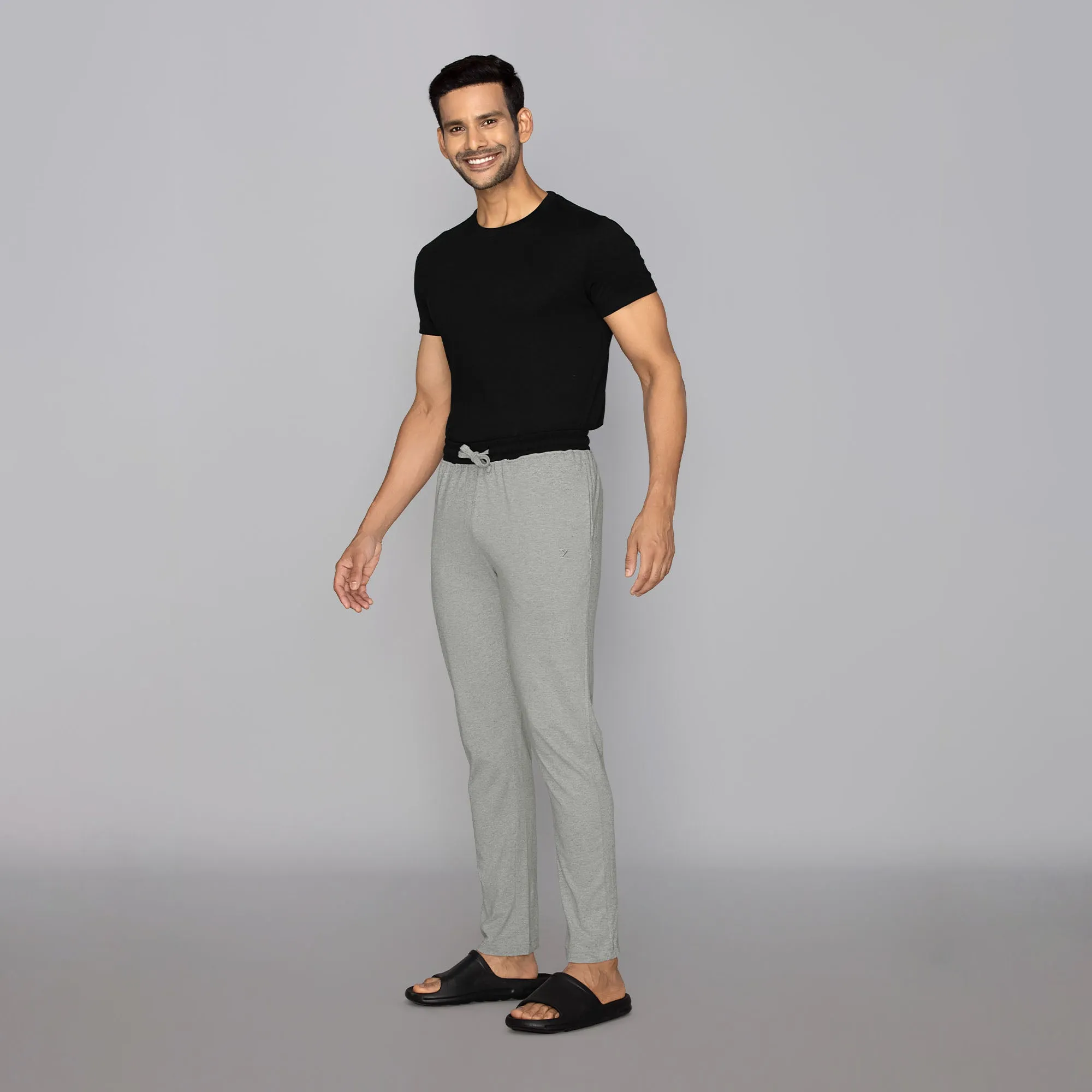 Nova Cotton Rich Track Pants Frost Grey