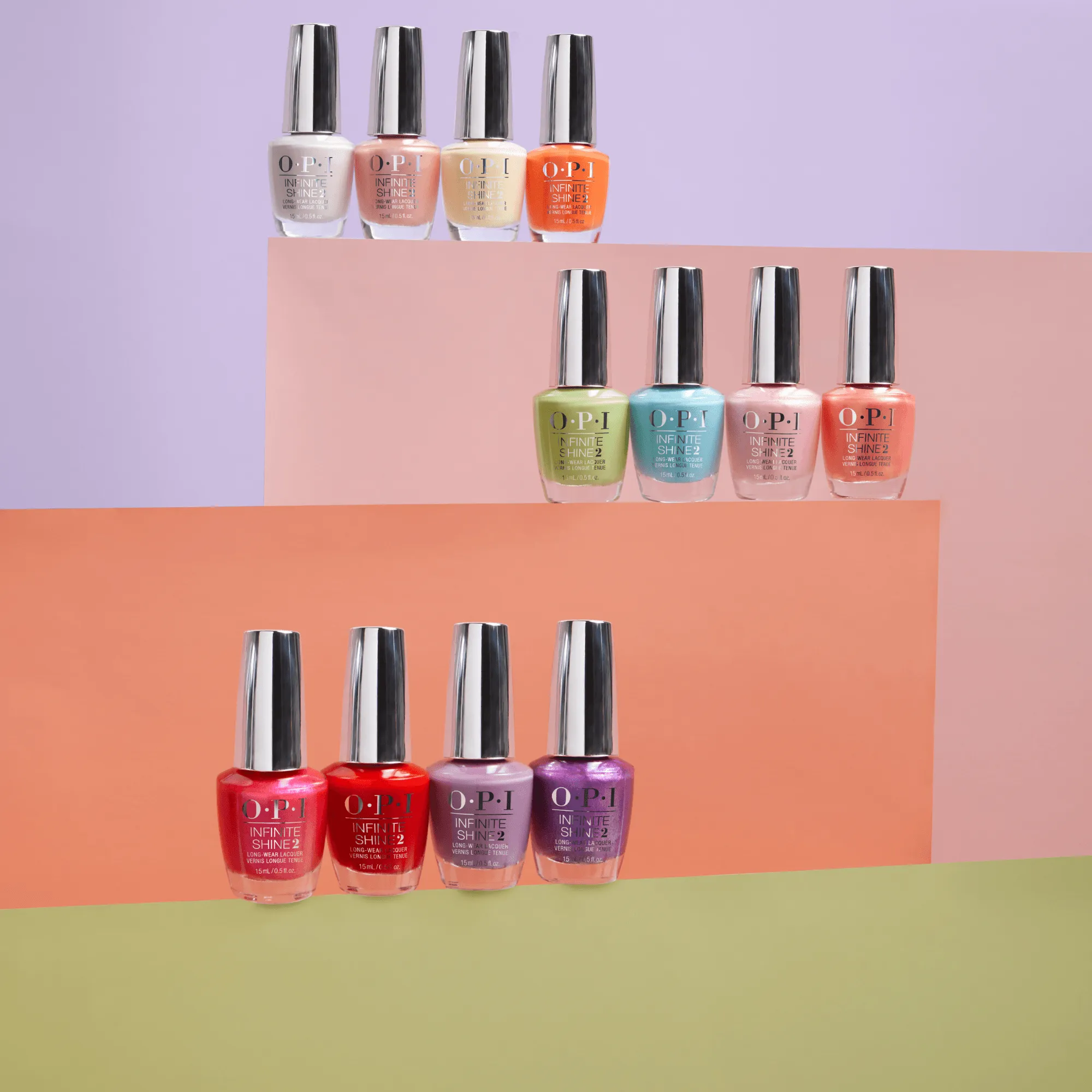 OPI Infinite Shine - Me Myself and OPI Collection 12 Colors & 1 Base Coat 1 Top Coat | Spring 2023