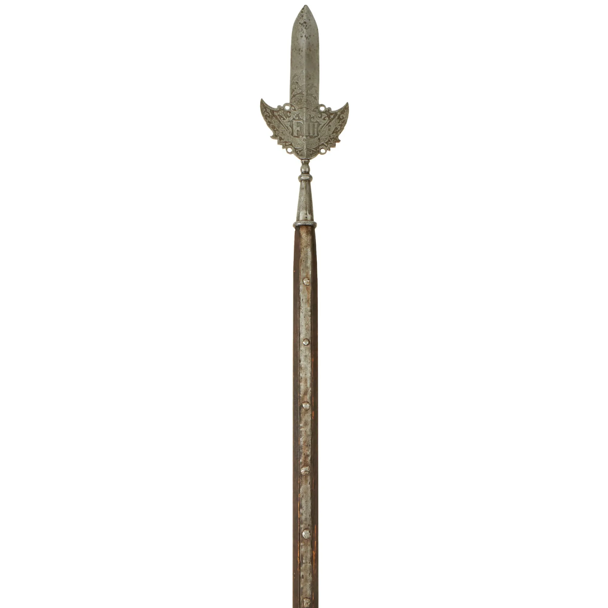 Original 17th Century Holy Roman Empire Ferdinand III Eastern Austrian State Partisan Polearm - 84”