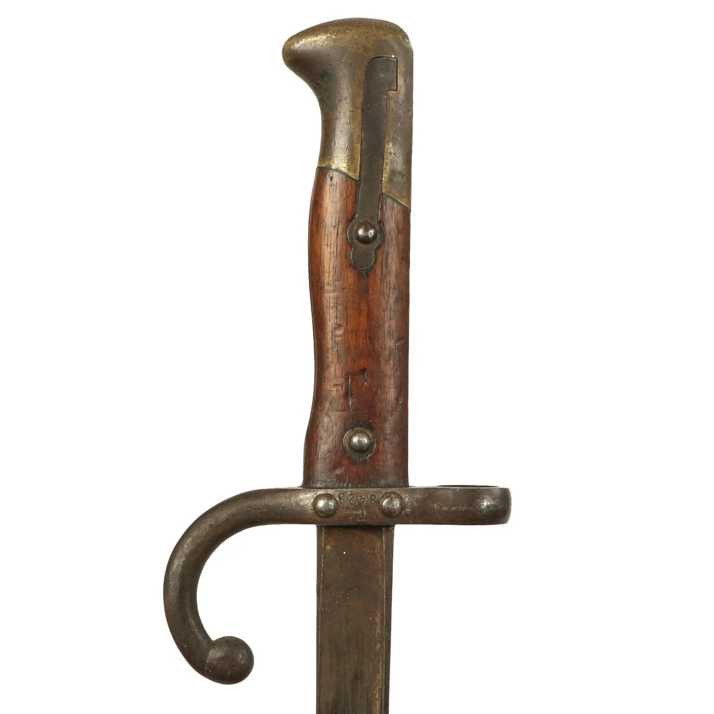 Original Austrian Peabody Martini Gras-style T-back Bayonet by Alexander Coppel with Scabbard