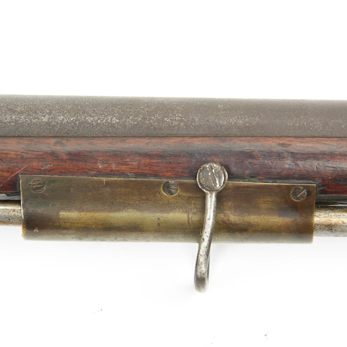 Original British Brown Bess Third Model Experimental Musket with Spear Bayonet