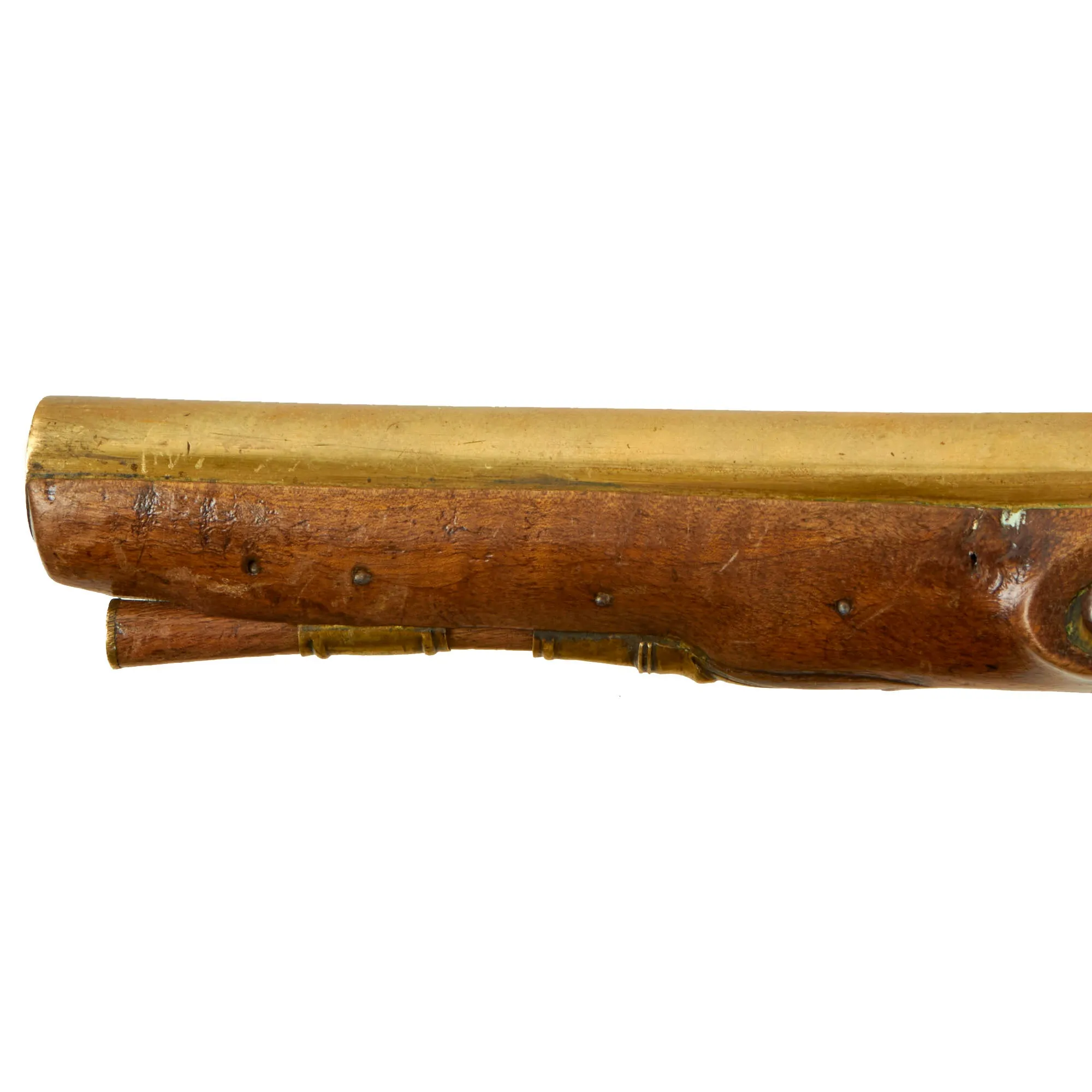 Original British North American Brass Barrel Fur-Trade Flintlock Pistol by Thomas Ketland & Co. - Circa 1813