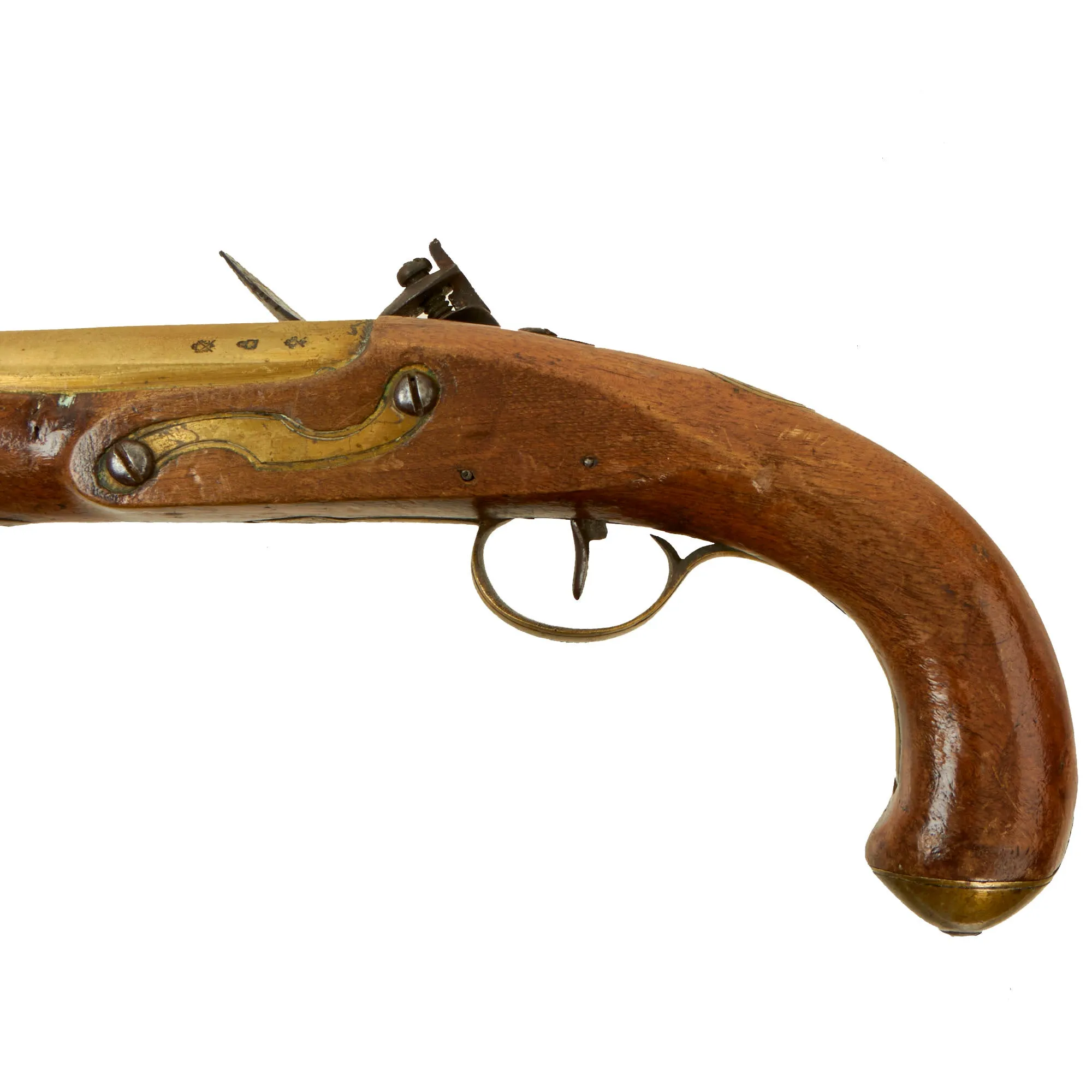 Original British North American Brass Barrel Fur-Trade Flintlock Pistol by Thomas Ketland & Co. - Circa 1813