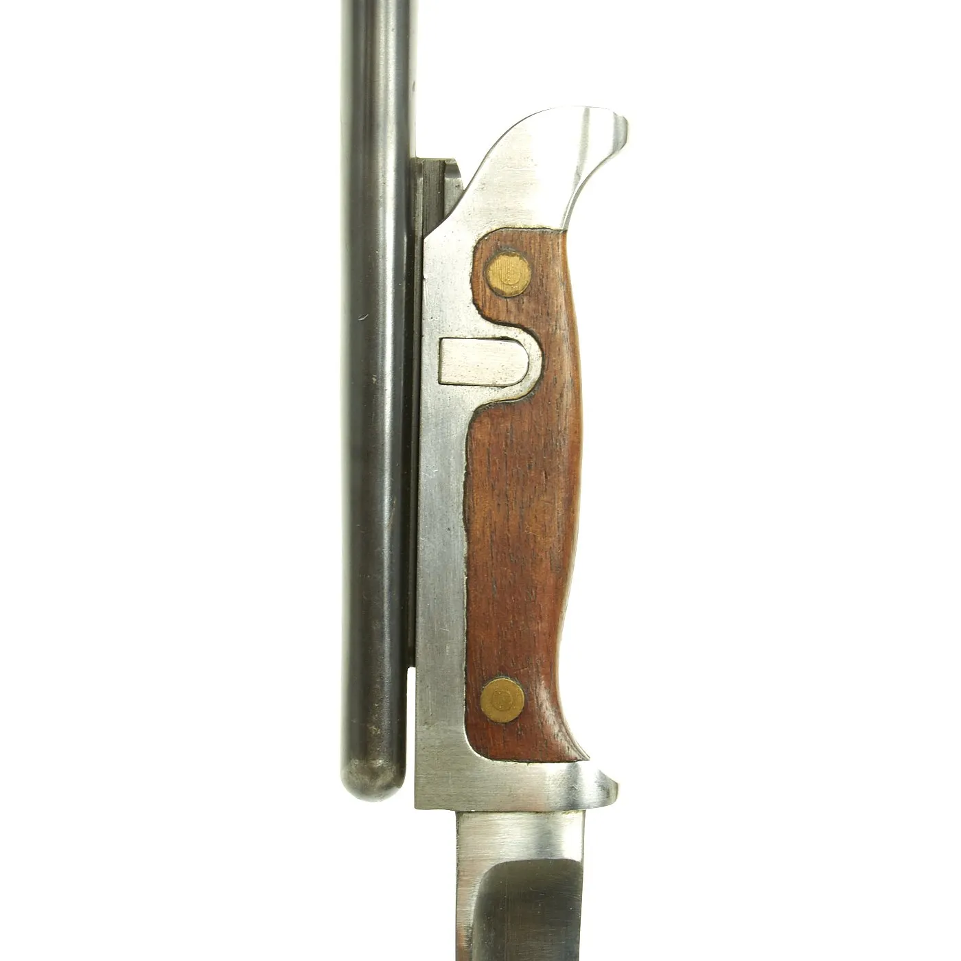 Original Danish Experimental Anti-Cavalry M1915 T-Back Bayonet for Krag–Jørgensen M/89 Rifle with Scabbard