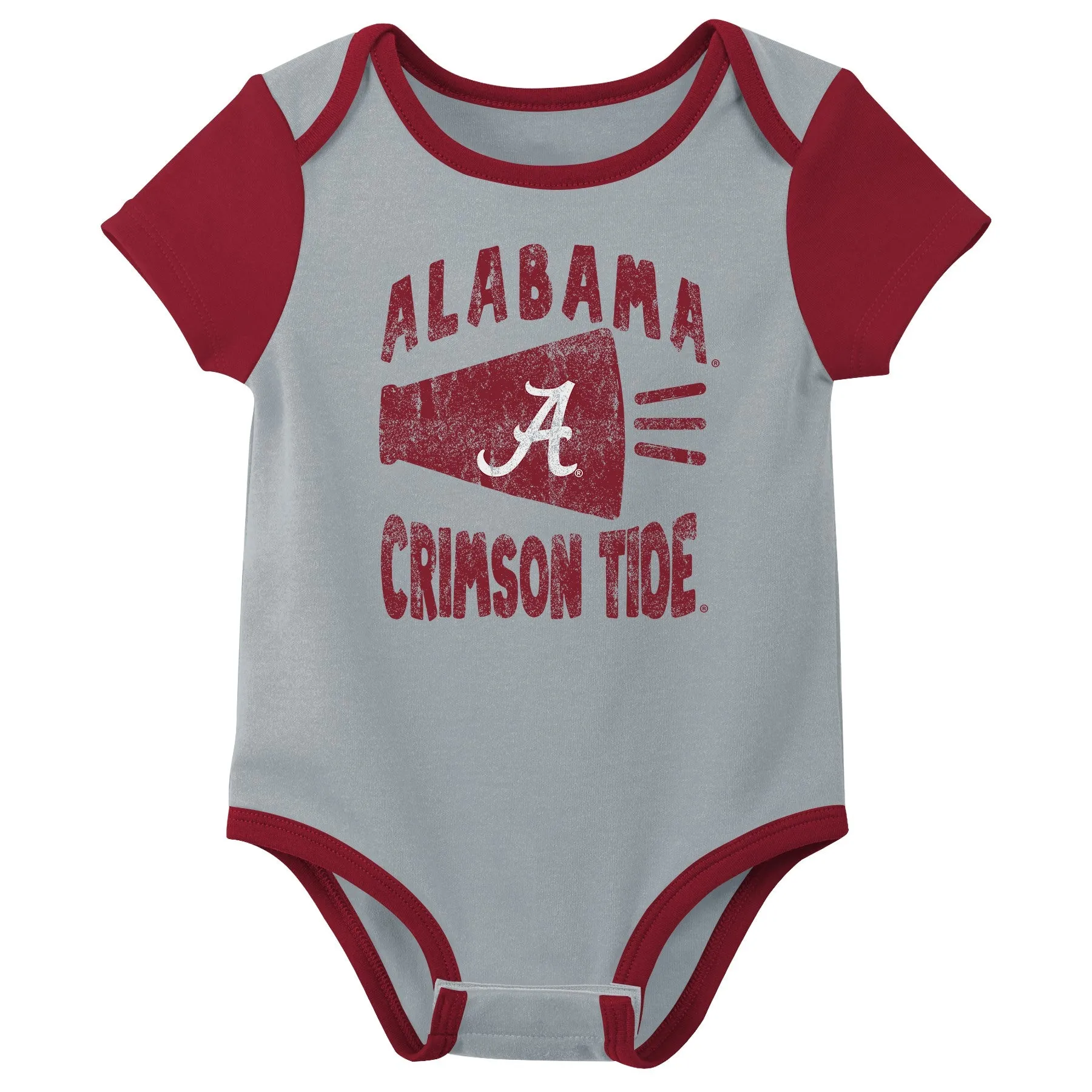 Outerstuff NCAA Infant Unisex Alabama Crimson Tide Variety 3-Pack Bodysuit Set