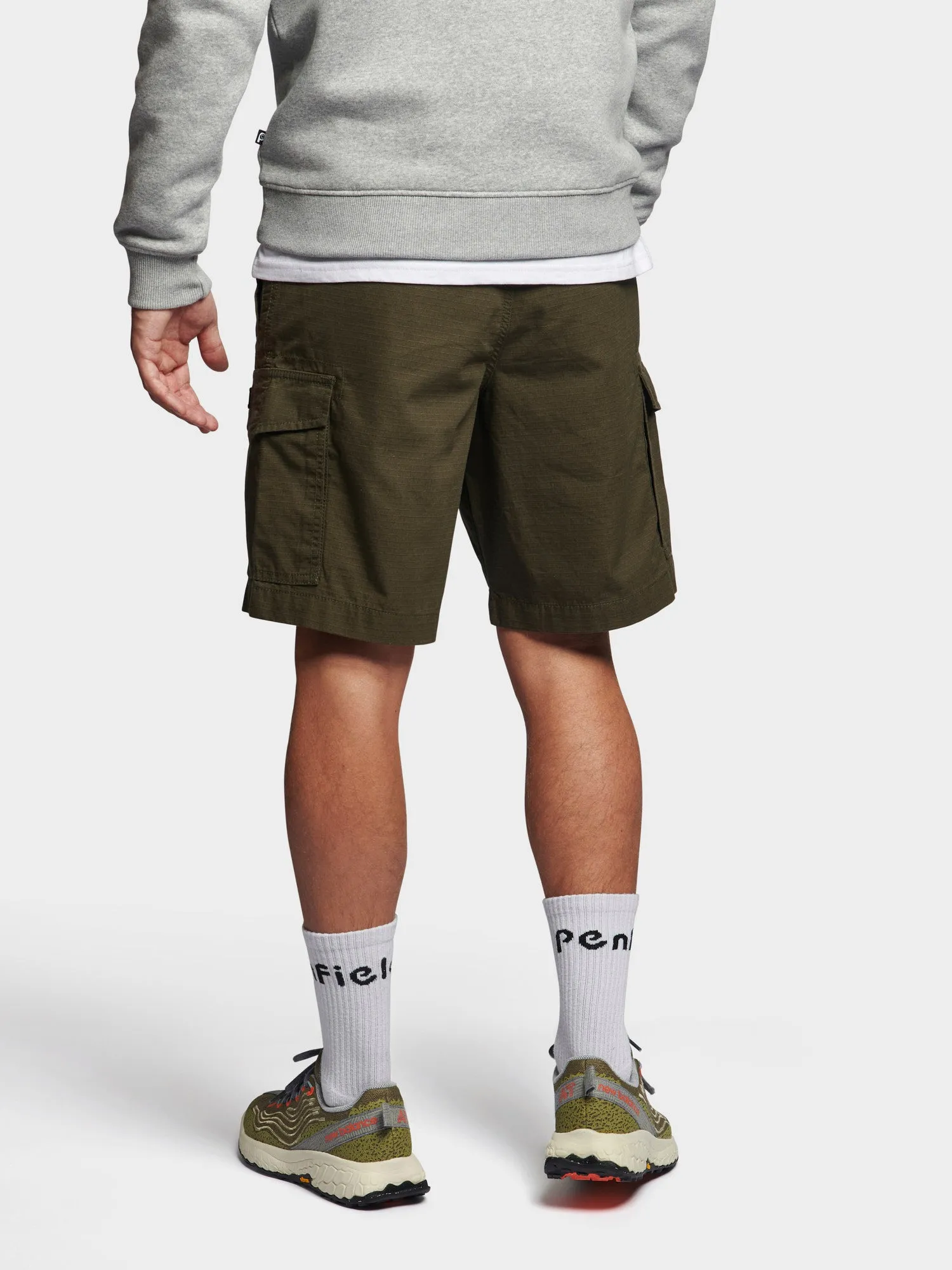 P Bear Cargo Shorts in Forest Night