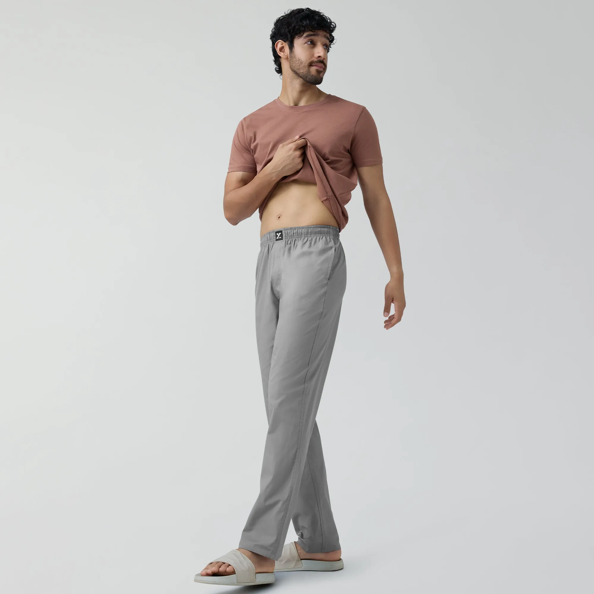 Pace Cotton Pyjamas Ash Grey