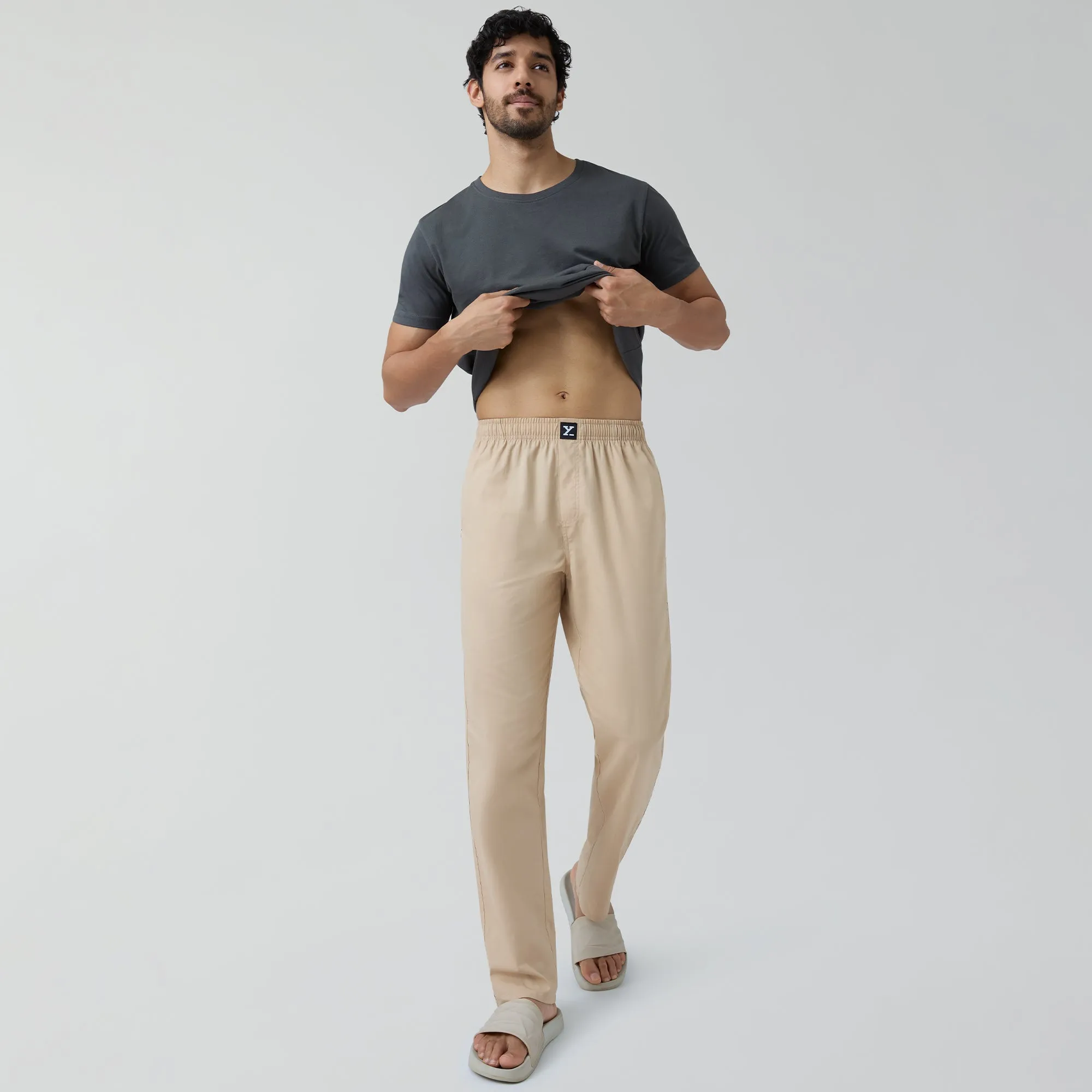 Pace Cotton Pyjamas Tan Brown