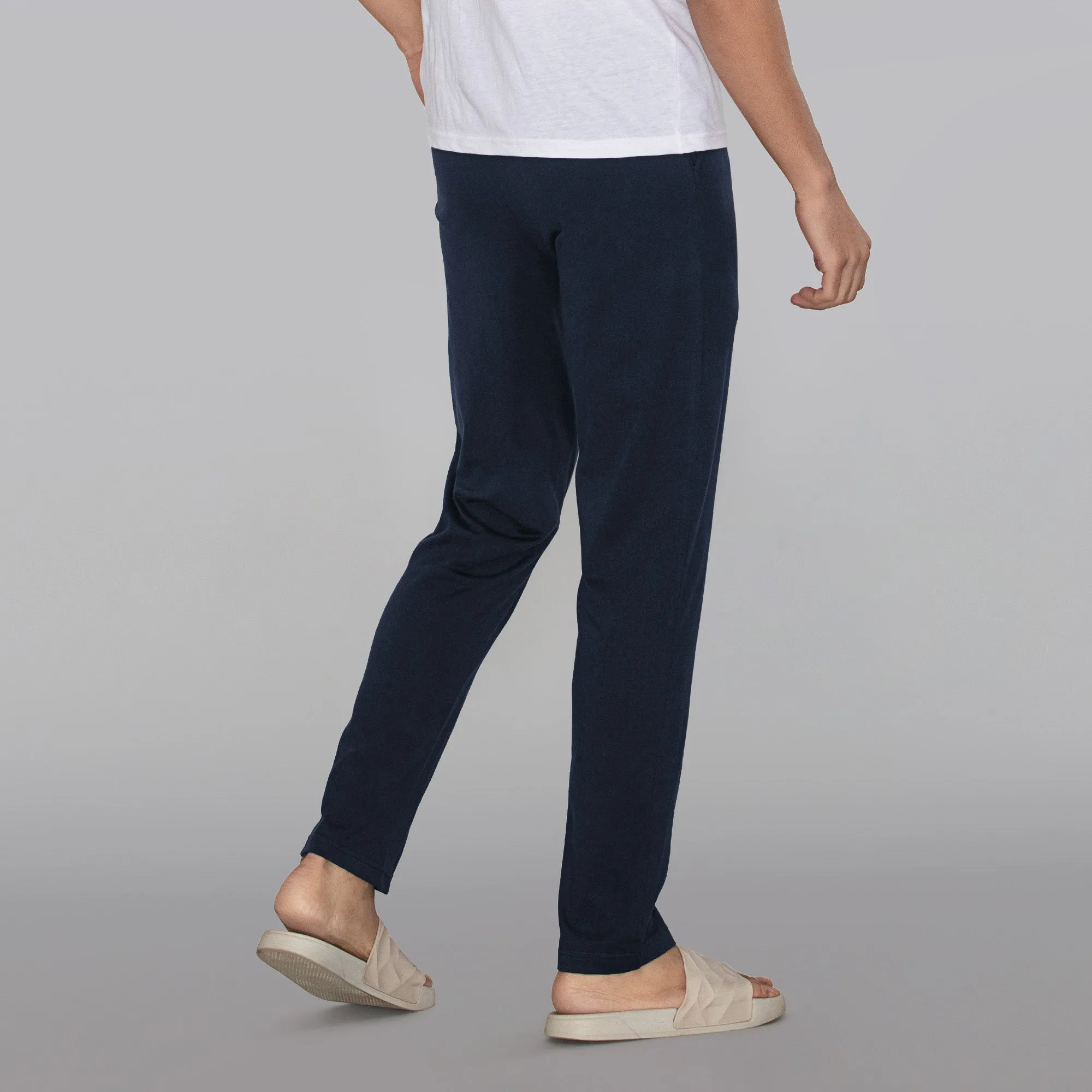 Pace Cotton Rich Track Pants Navy Blue