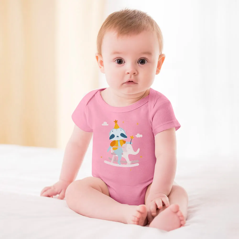 Personalize Your Own Short Sleeve Baby Romper Bodysuit