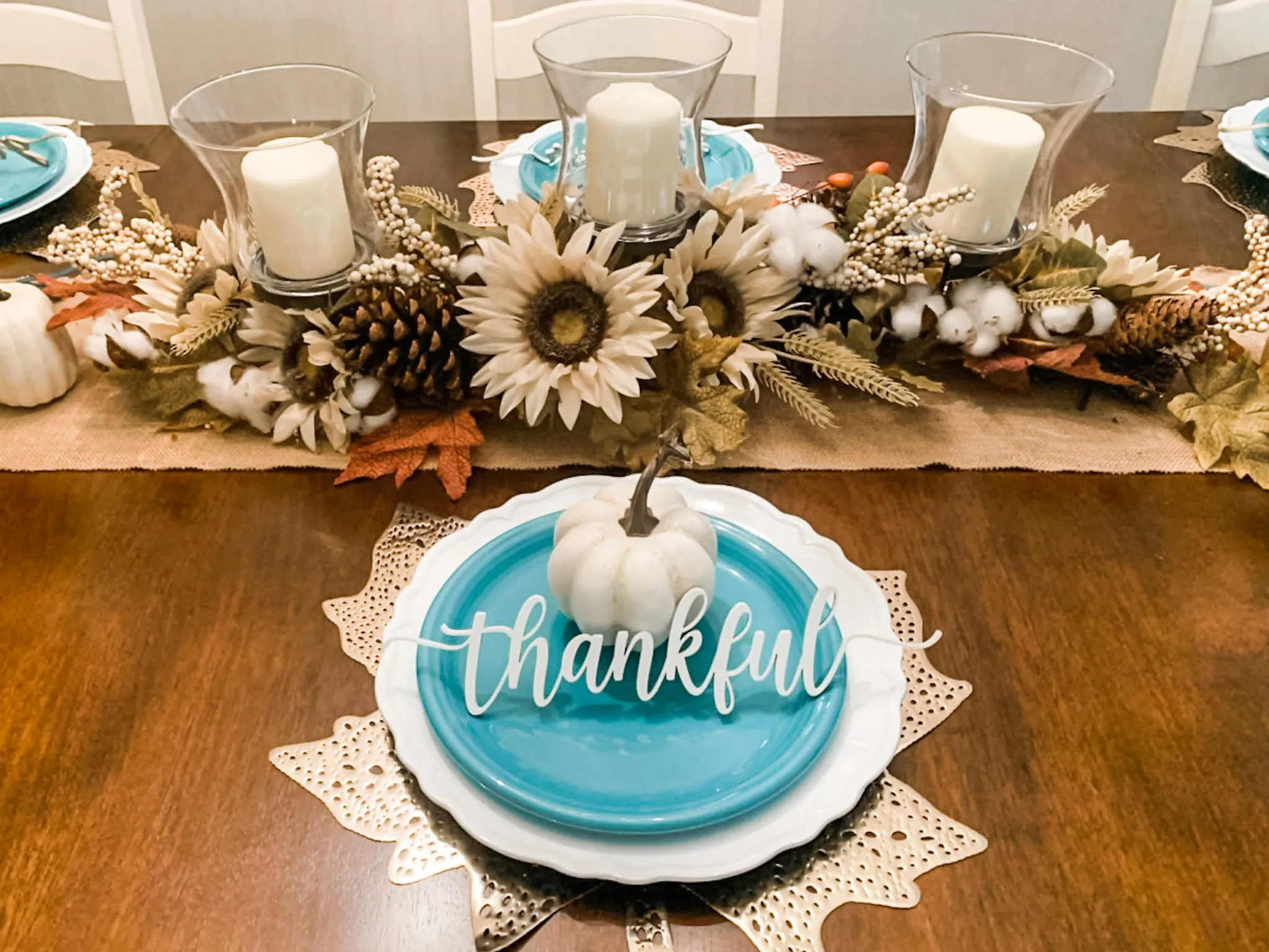 Place Setting Words| Table Setting Words| Thankful| Grateful| Gather| Blessed