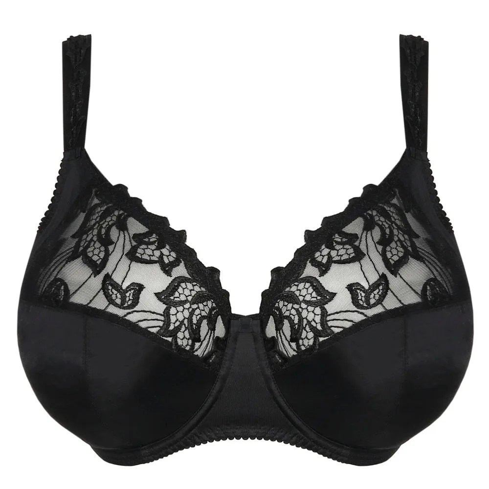 PrimaDonna Deauville Large Cups Full Cup Wire Bra in Black | Black PrimaDonna Full Cup Bra