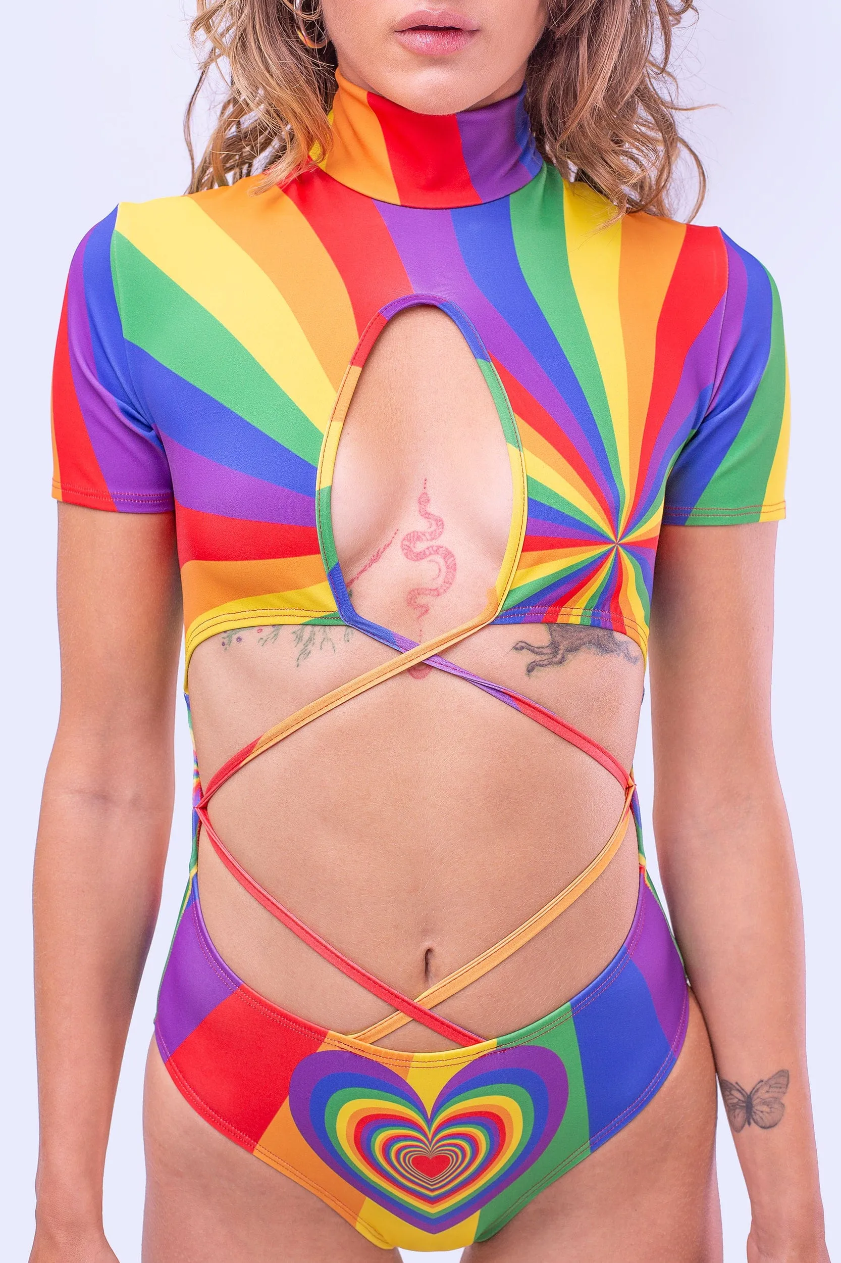 Prism Feel Strapped Bodysuit