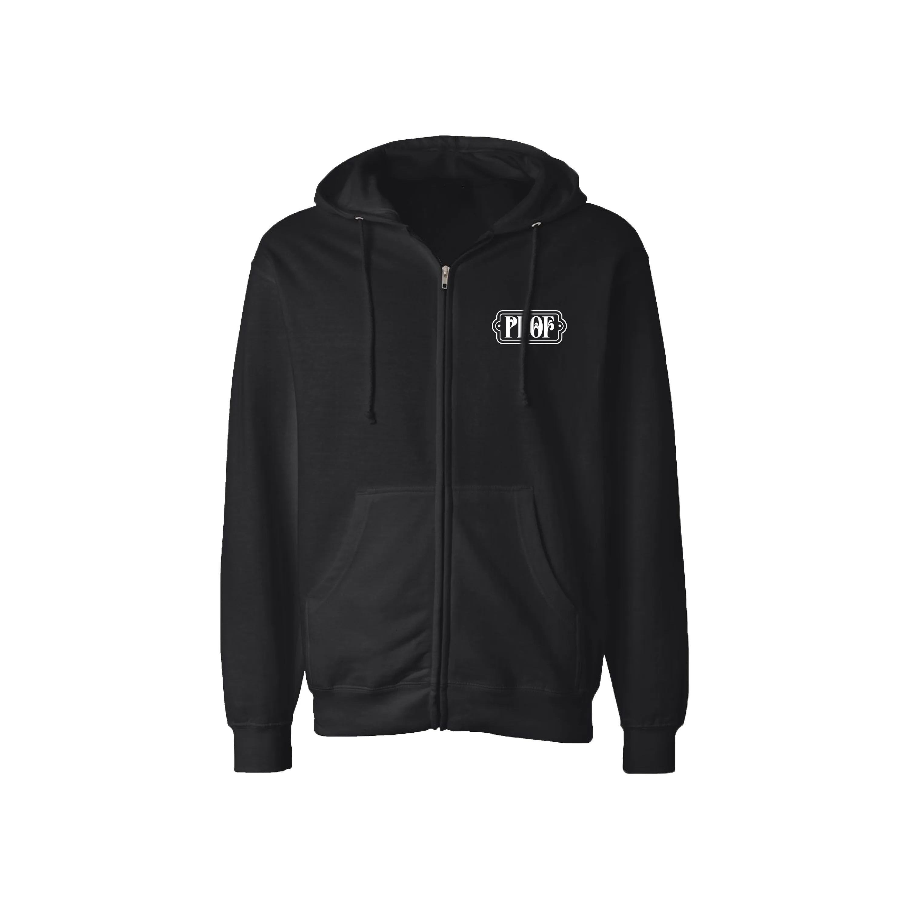 PROF "Ice Cream" Black Zip Hoodie