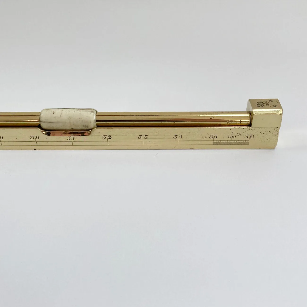 Rare First Year Governmental Standard Yard Measure by Bate London - 1824