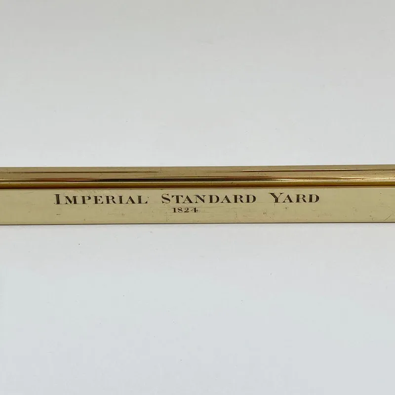 Rare First Year Governmental Standard Yard Measure by Bate London - 1824