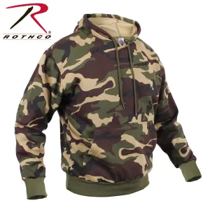 ROTHCO CAMO PULLOVER HOODED SWEATSHIRT - WOODLAND CAMO