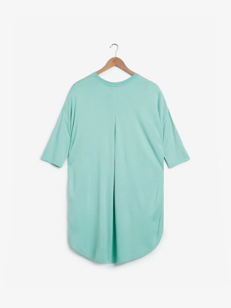 Sassy Soda Curves Mint High-Low Abbie Tunic