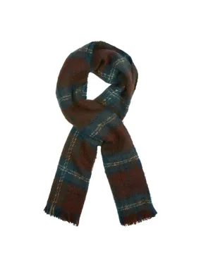 Scarf Woven Check | Ocean