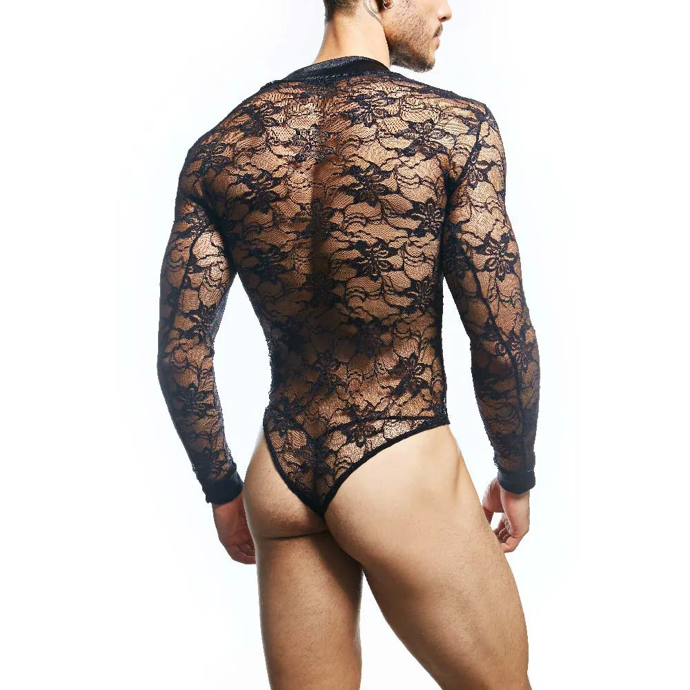 Secret Male Men's Lingerie Sexy Bodysuit SMV008