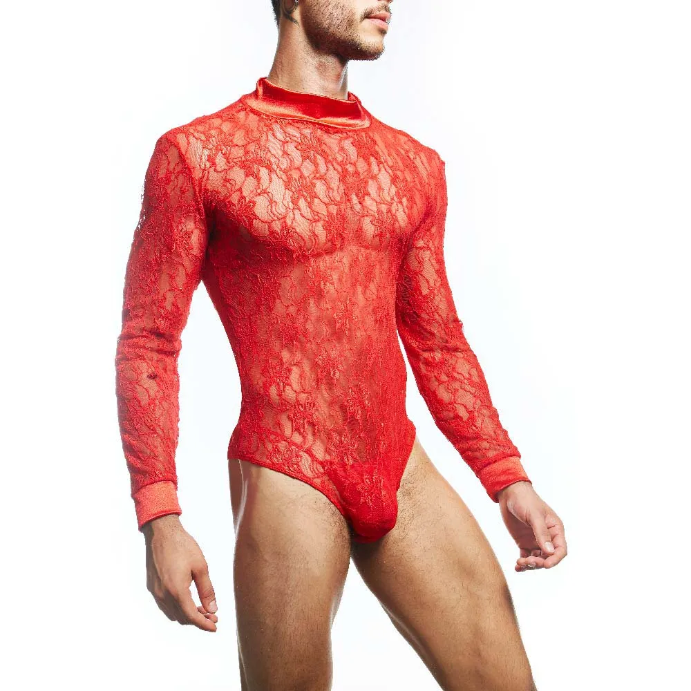 Secret Male Men's Lingerie Sexy Bodysuit SMV008