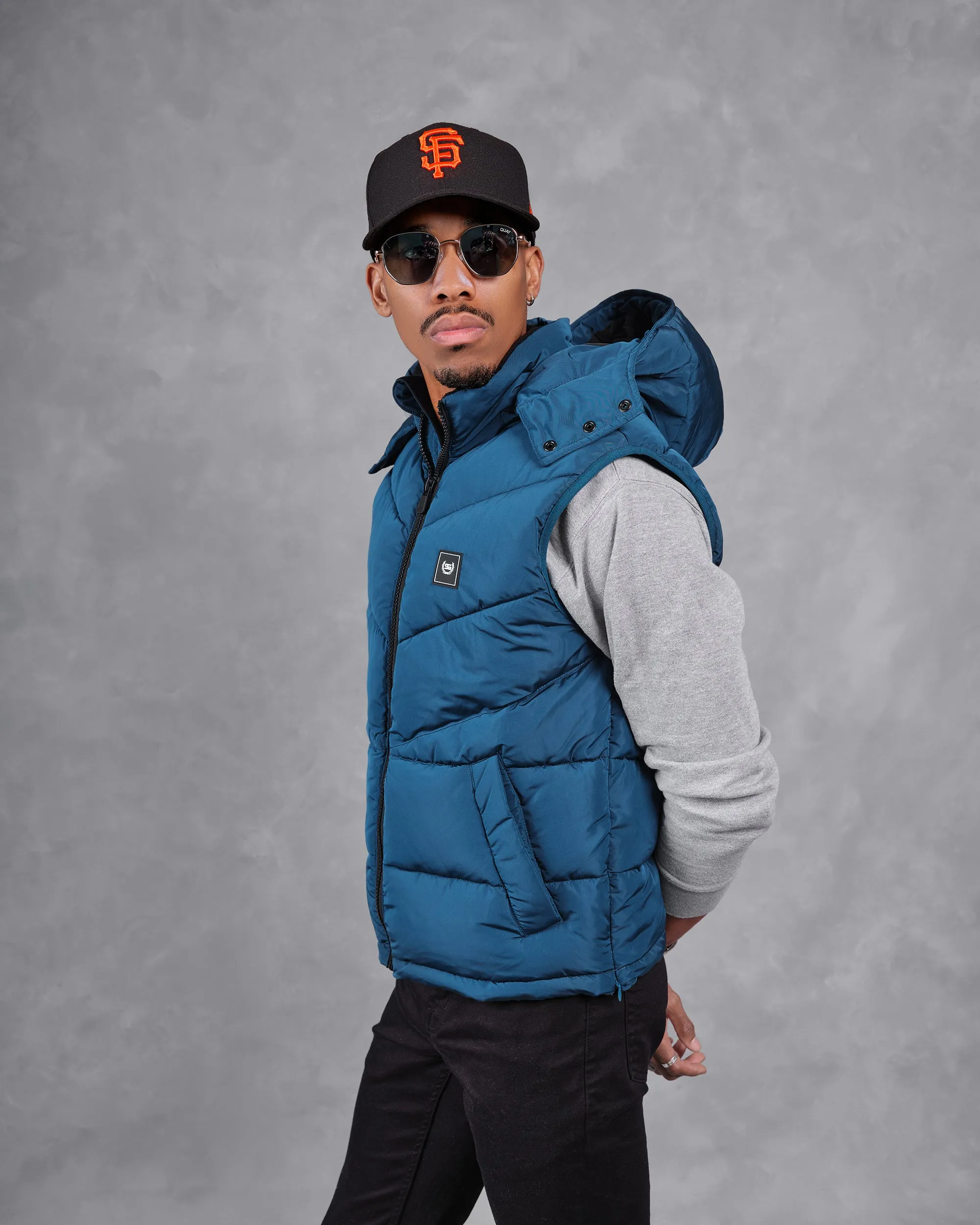 SG Puffer Vest - Teal