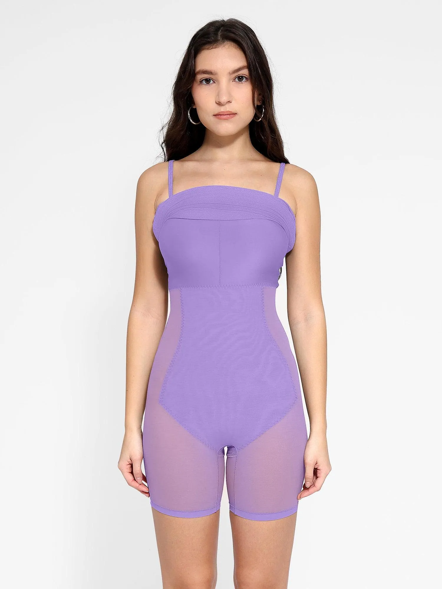 Shapewear Solid Modal Butt Lift Mini Slip Dress