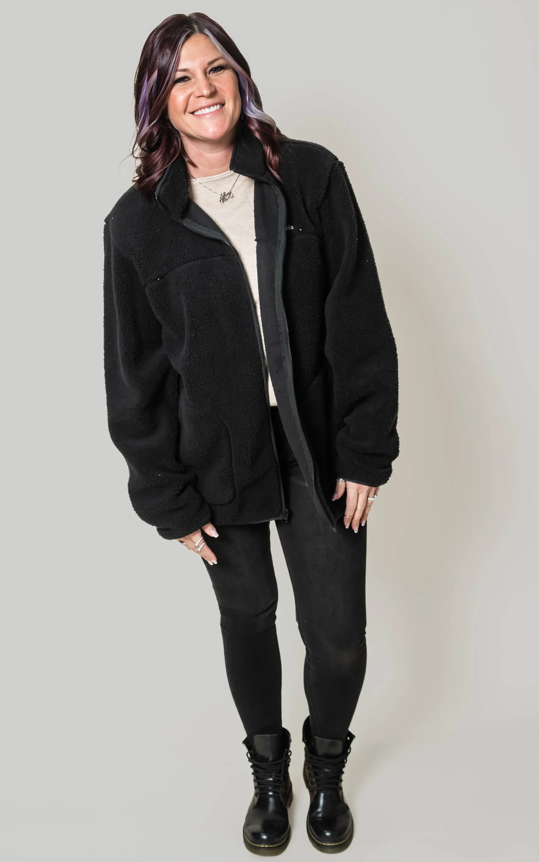 Sherpa Columbia Jacket** - Final Sale