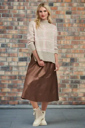 Shine Your Way Skirt - Copper