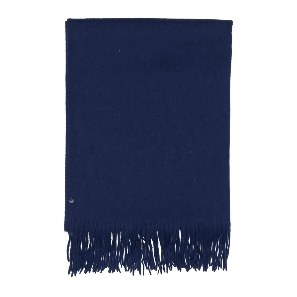 Small Wool Scarf - Navy