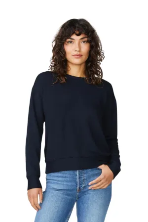 Softest Fleece Crew Neck Pullover, Black