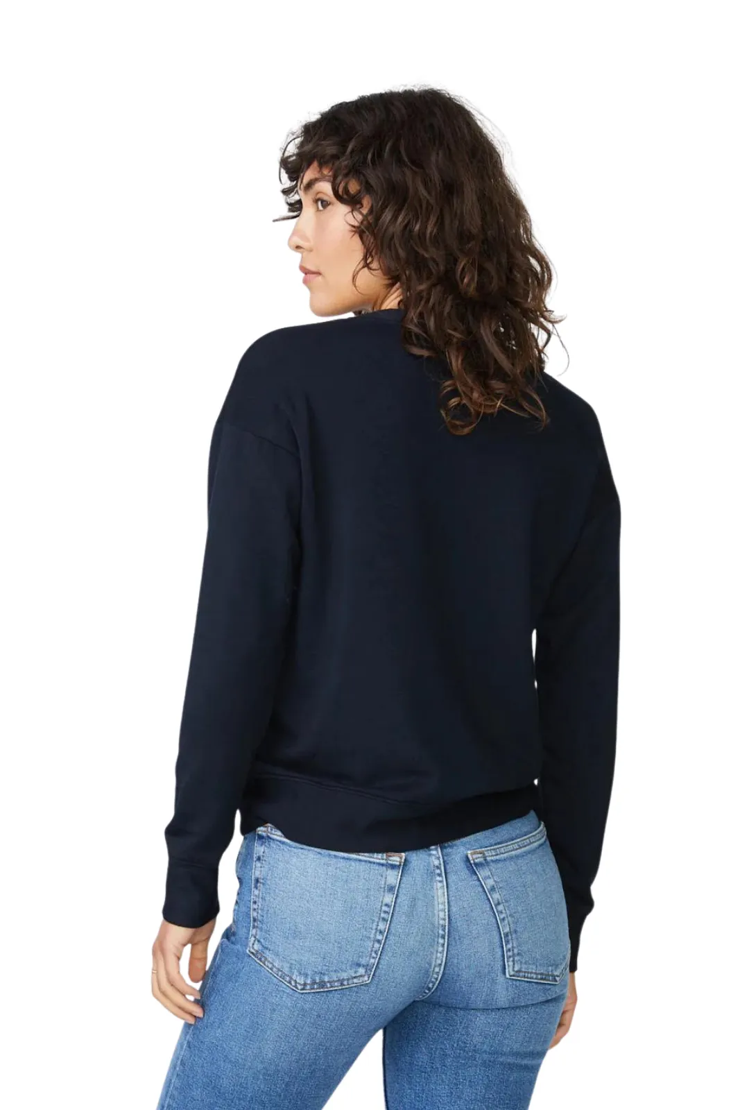 Softest Fleece Crew Neck Pullover, Black