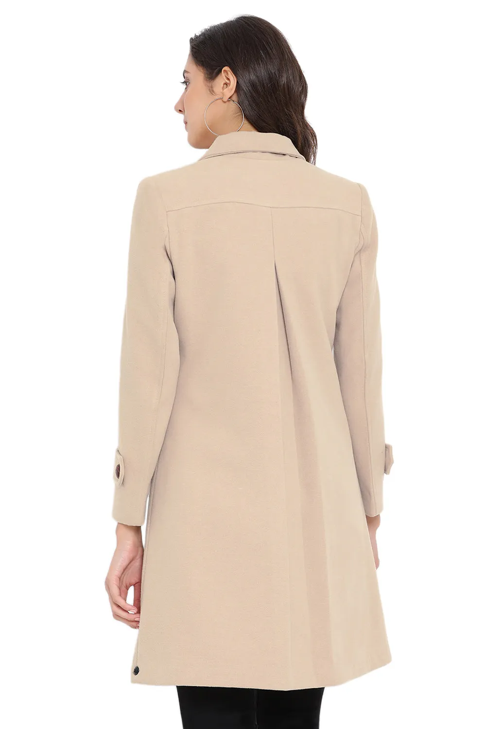 Solid Beige Coat