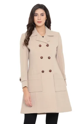 Solid Beige Coat