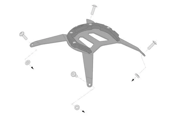 SW-Motech Quick Lock PRO Tank Ring for KTM Adventure (TRT.00.787.17000/B)