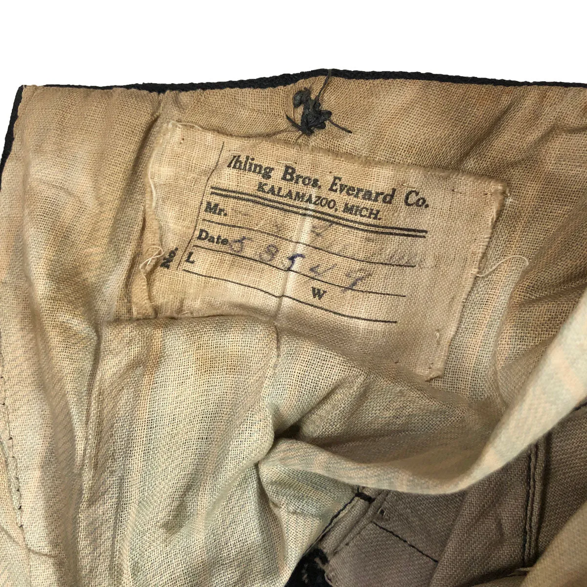 Tailored Dated 1885 US Navy Officer's Tunic & Trousers Named