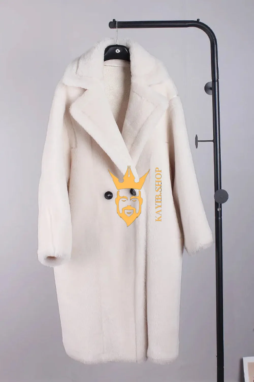 Unisex Teddy genuine wool sheepskin Luxury Coat - Stay Warm and Stylish in this Ethically Produced Fur Coat