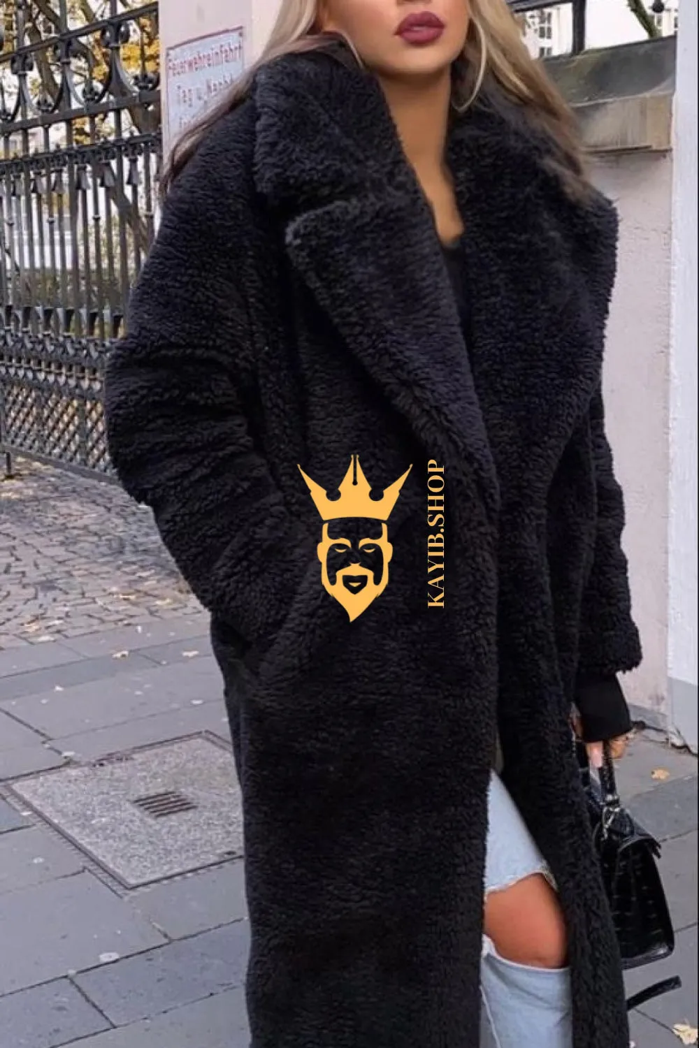 Unisex Teddy genuine wool sheepskin Luxury Coat - Stay Warm and Stylish in this Ethically Produced Fur Coat