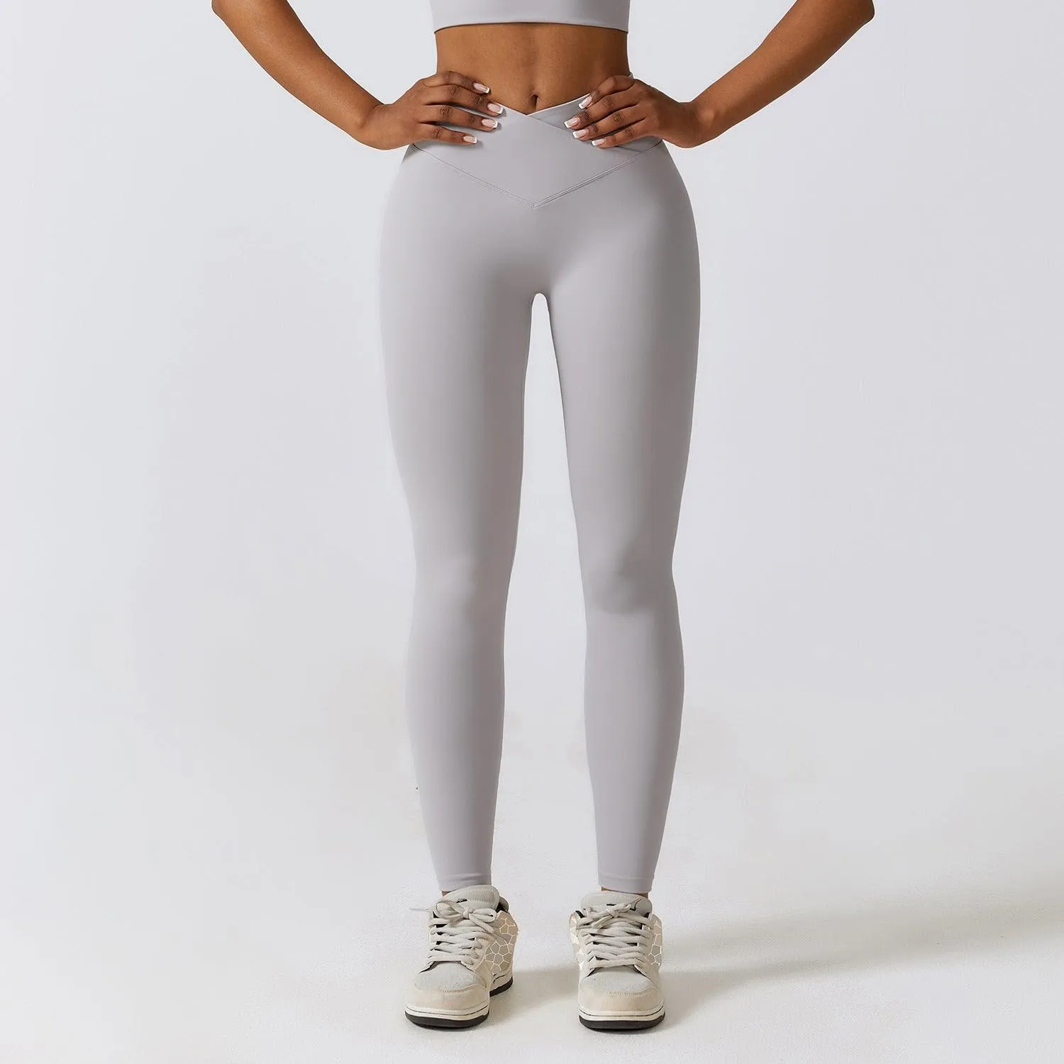 Uplifted Cross Waist Leggings