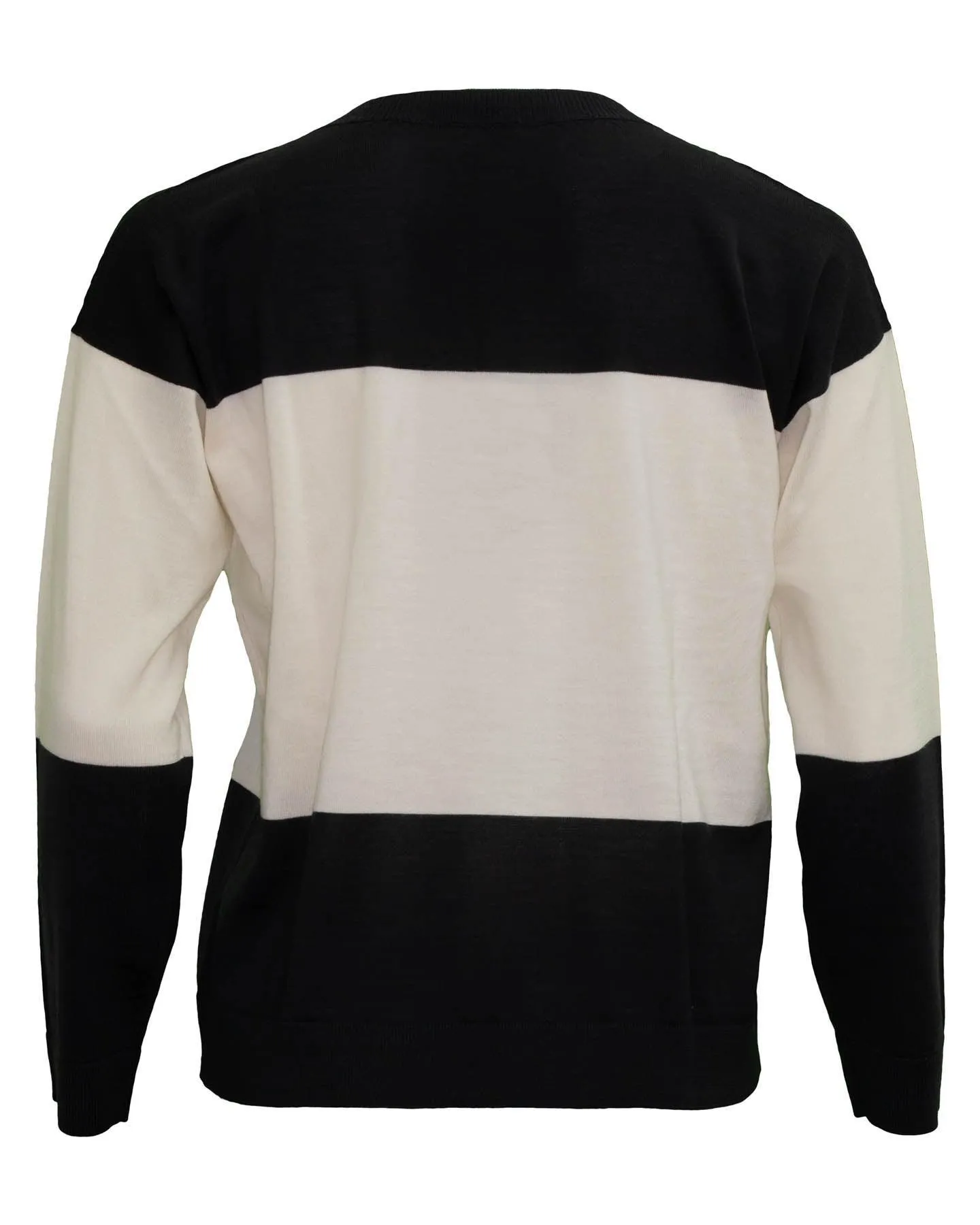 V-Neck Color Block Pullover