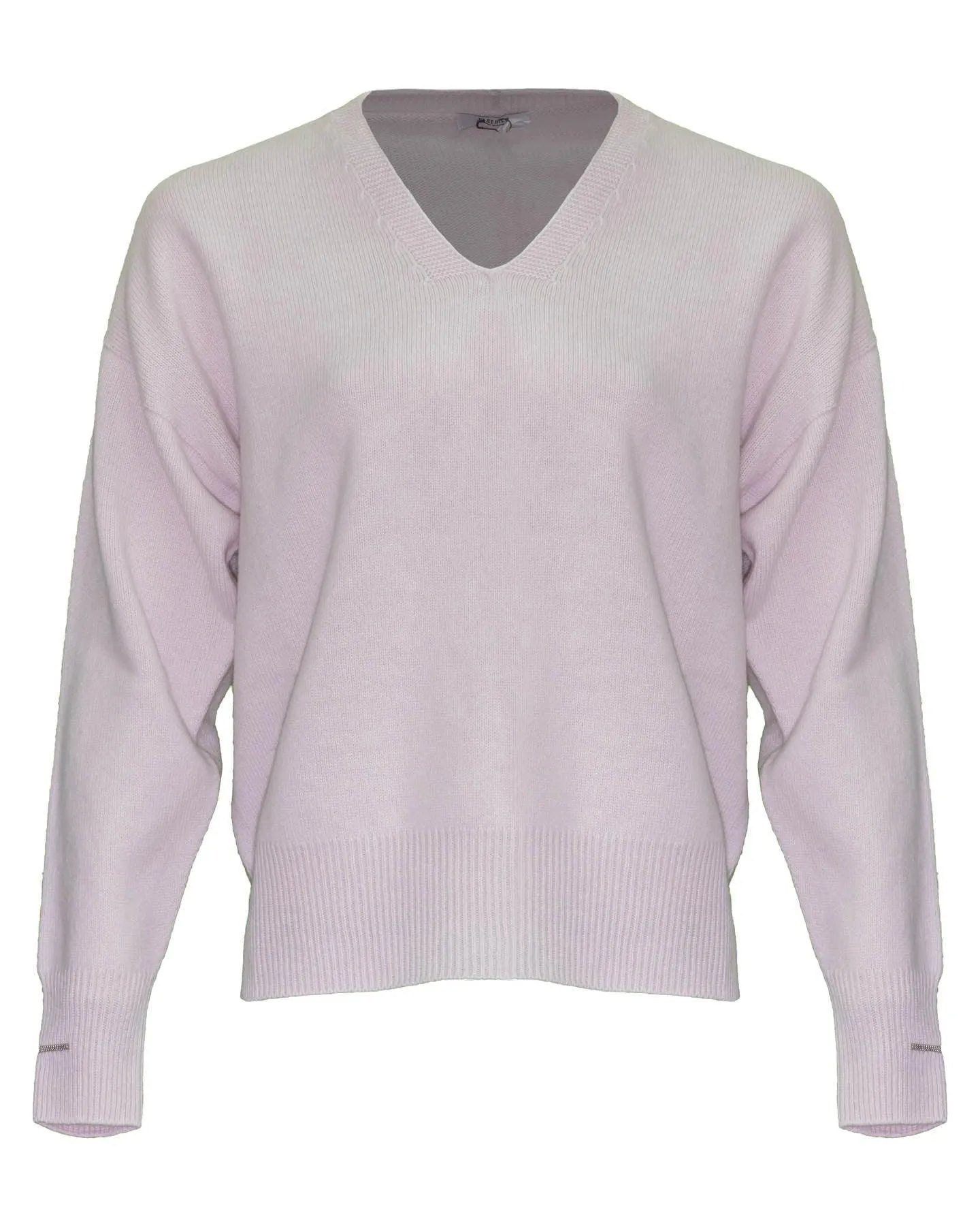 V-Neck Wool Blend Pullover