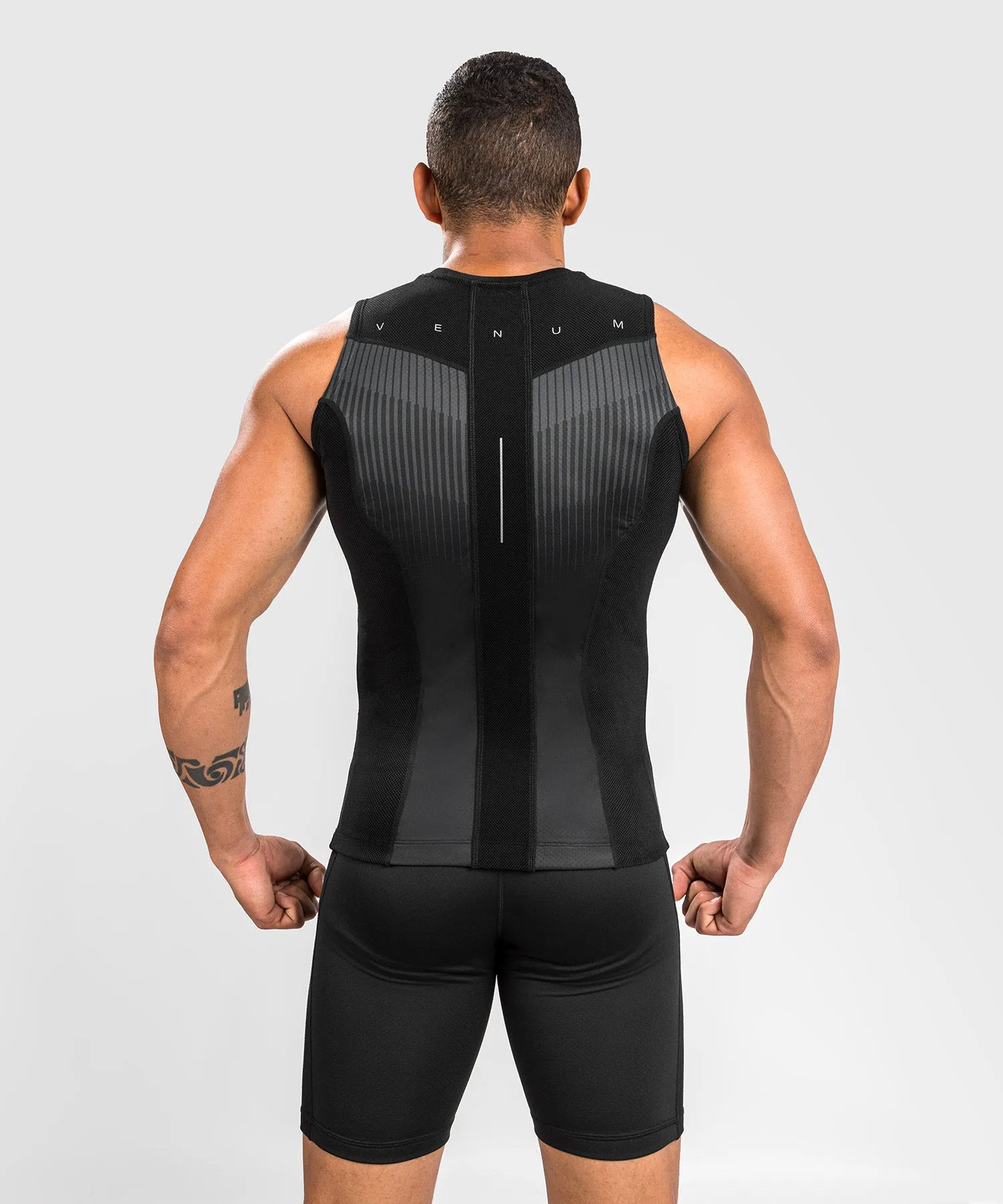 Venum Rashguard Sleevless Biomecha - Black/Grey