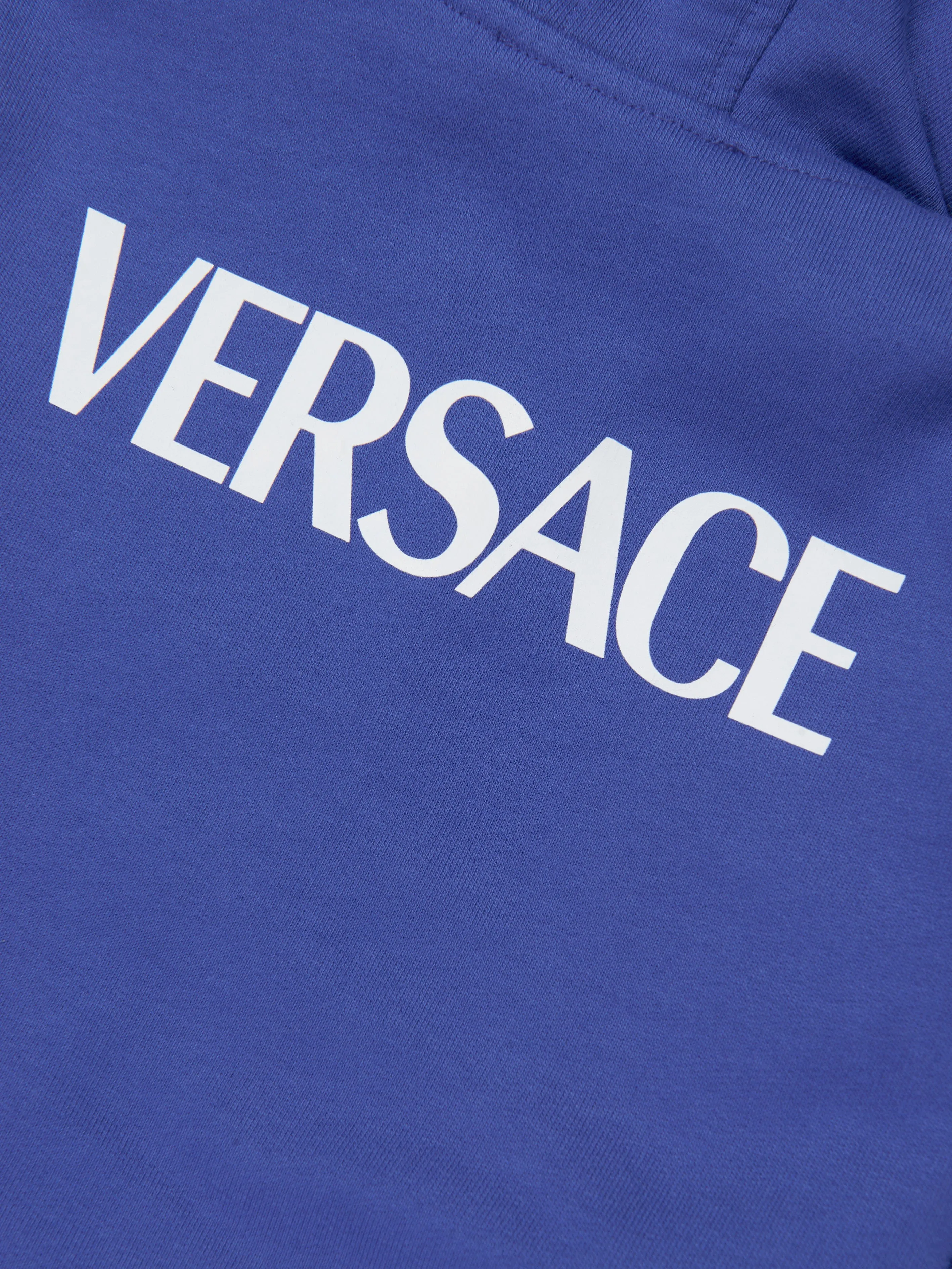 Versace Baby Boys La Greca Zip Up Top in Blue