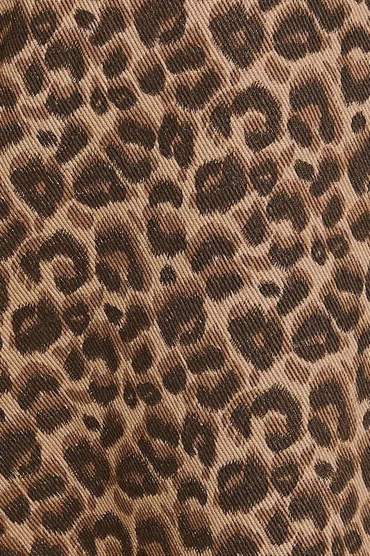 Wide Leg Animal Print Pants