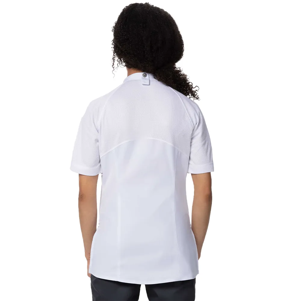 WOMEN ARCADIA CHEF COAT - White